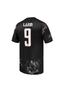 Kanada Cyle Larin #9 Jalkapallovaatteet Vieraspaita MM-kisat 2026 Lyhythihainen